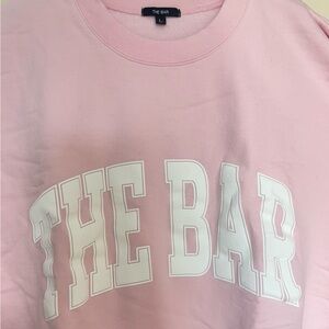 Varsity sweatshirt blush